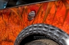 2009060318584425Красн крокодилы аэрография на Mini Cooper