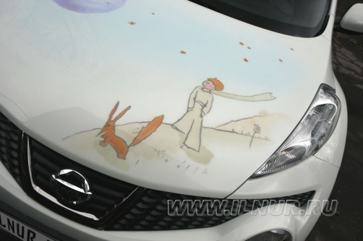 «Маленький принц» аэрография на Nissan Juke 2011 г.