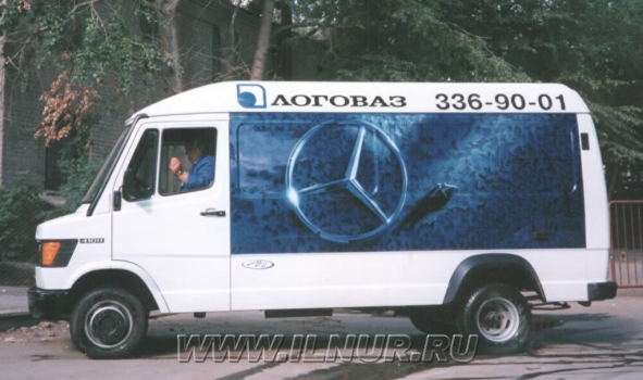 аэрография на автобусе Mercedes 1997 г.
