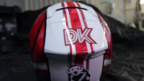 Аэрография шлема в стиле Ducati
